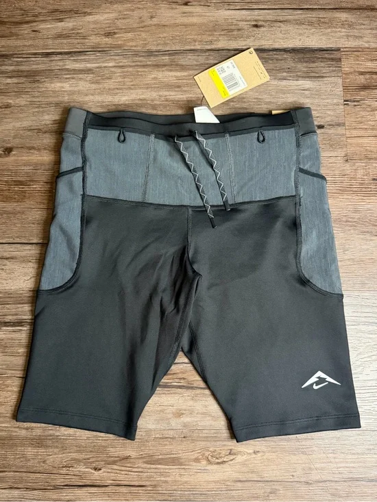 Nike Trail Dri-fit ADV Lava Loops Half Tights Lined Compression Shorts Mens Sz S