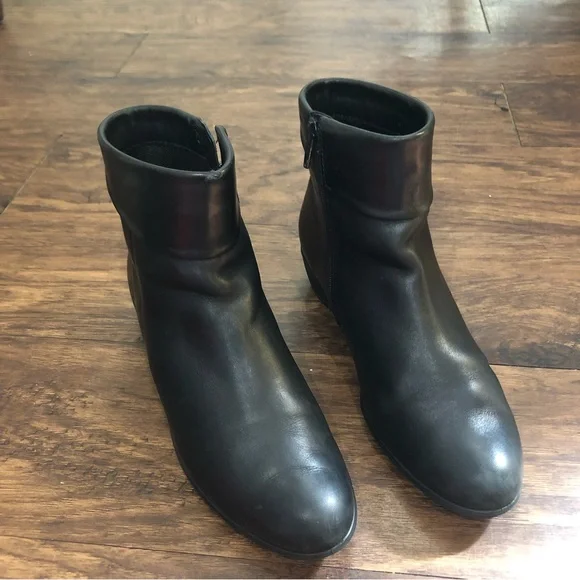 Ecco Sculpted 45‎ Black Booties Sz. 38