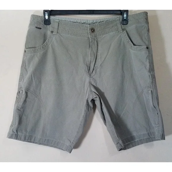 KUHL‎ Shorts Men size 40 Casual Outdoor Cargo Hiking Vintage Patinadye Stretch