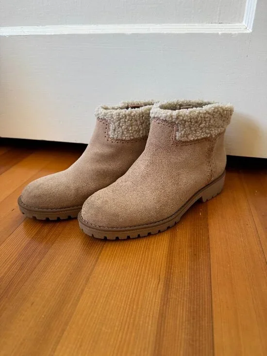 Jack Rogers Women's Shearling Booties Size 6.5