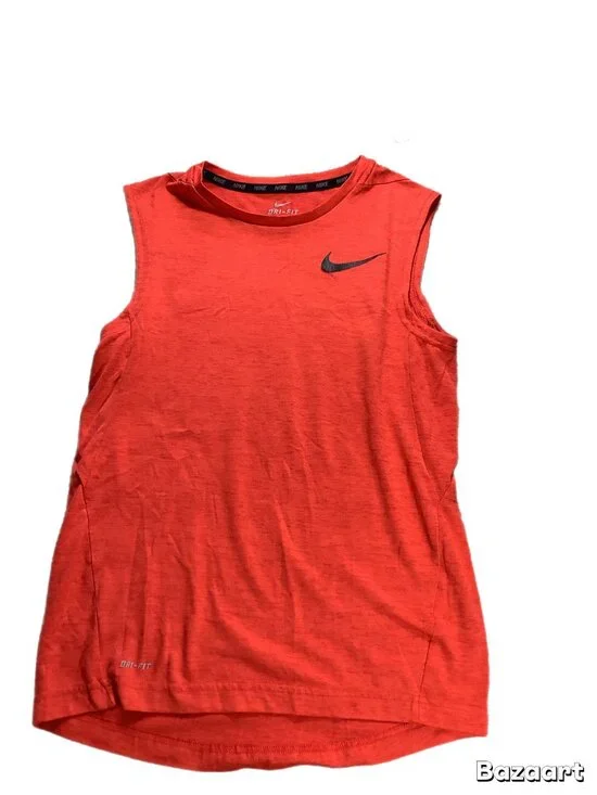 Nike Dri-FIT Tank Top Youth Size L Red Orange Athletic Excellent!