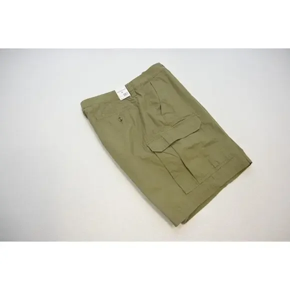 Sonoma Khaki Cargo‎ Shorts Camp Trail Mountain Hiking Green Mens Sz 38 NWT