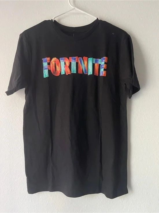 Fortnite Kids Black Short Sleeve Tee