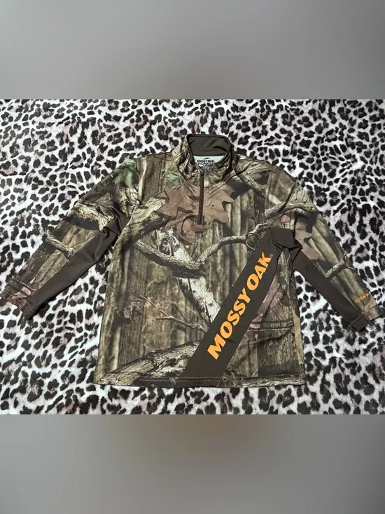 Mossy Oak Break-up Infinity Camo Lightweight Quarter-Zip Pullover