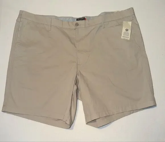 Docker men’s new Khaki with flexible waistband shorts