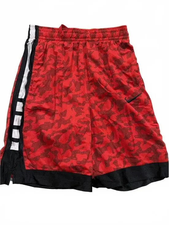 Nike Boys Red Black Dri-Fit Athletic Shorts XL