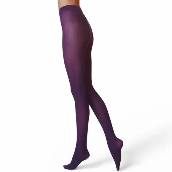 Fogal Rose Pink & Lavender Stockings Bundle(Size Small)