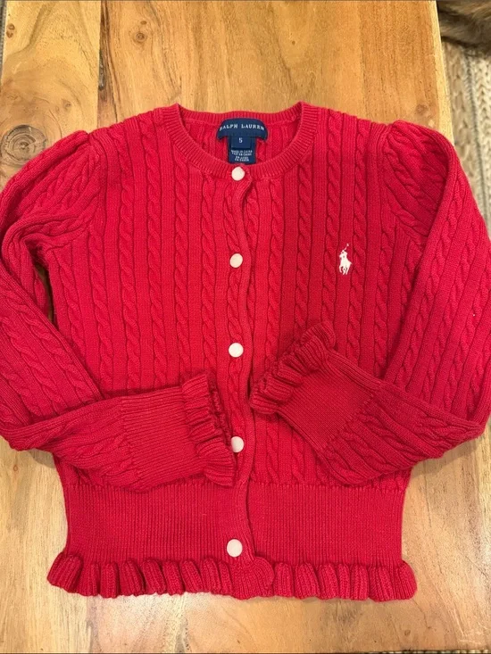 Ralph Lauren Cable-Knit Cardigan Sweater