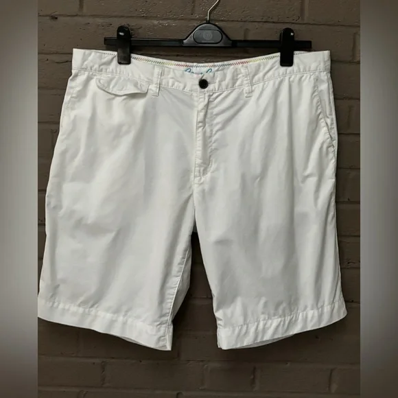 Robert Graham white cotton shorts 40