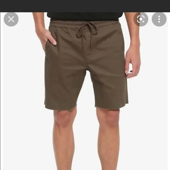 Hot Topic Green Jogger Shorts size Small