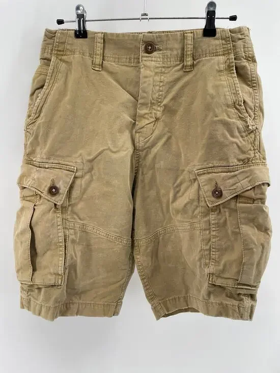 American Eagle Cargo Shorts Men’s 30 Khaki Longer Length Next Level Stretch