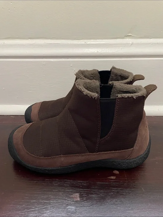 KEEN Footwear Brown Cozy Fleece-Lined Slip-On Boots