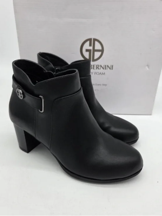 Giani Bernini Y2K Heeled Leather Booties