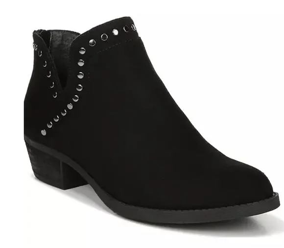 Carlos Santana Bailey Boots 5.5 Black NWT Ankle Booties Stud Western