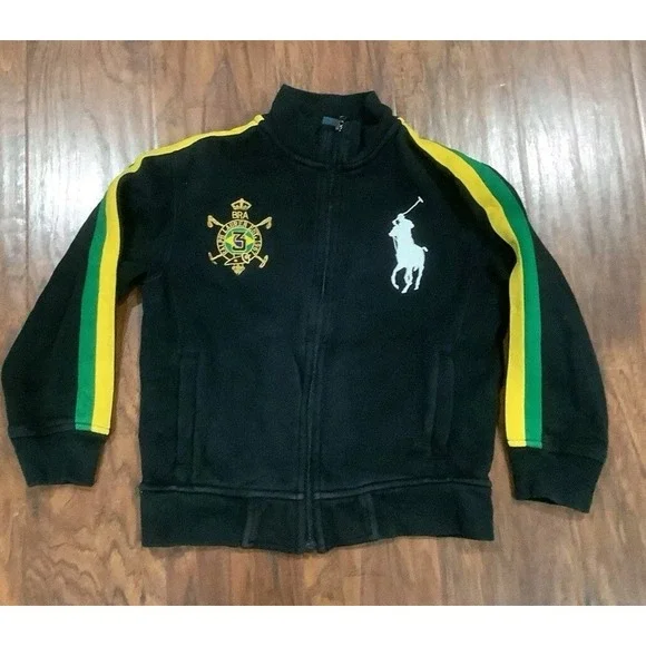 Polo Ralph Lauren Jacket Youth 5 Brazil White Pony #3 Full Zip