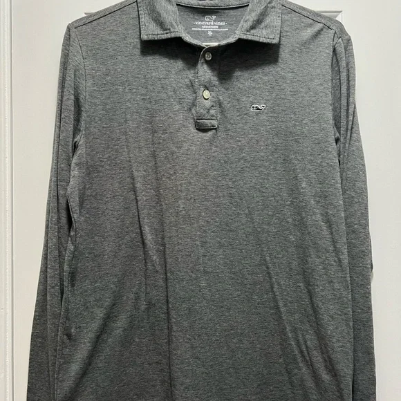 Vineyard Vines Kids Long Sleeve Edgartown Polo Shirt Size XL