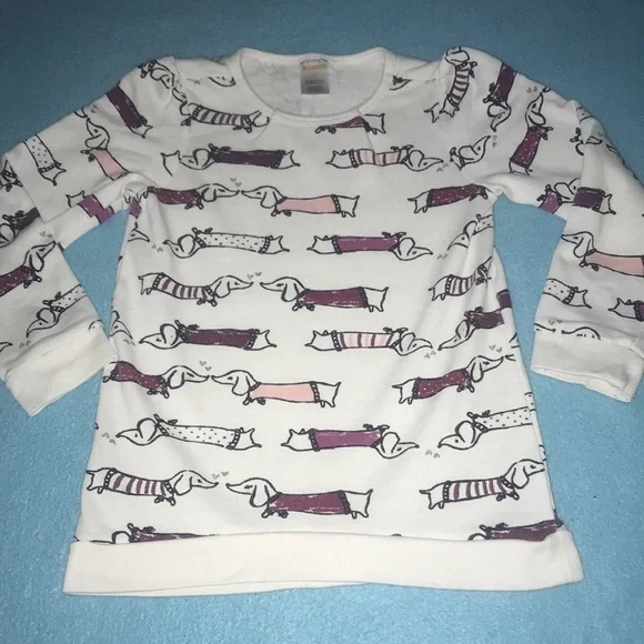 GYMBOREE dachshund dog print long sleeve size 5T