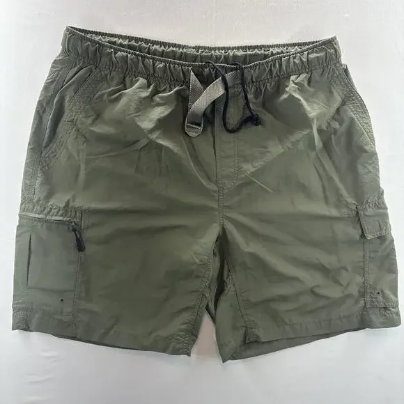 Columbia Belted Hiking Cargo Shorts Mesh Lined Men's Size XL Swim Lined Outdoor