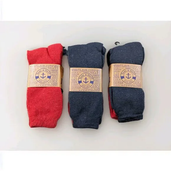 Yacht & Smith Women’s 9-11 Thermal Boot Socks 9 Pairs Heavy Winter Warm