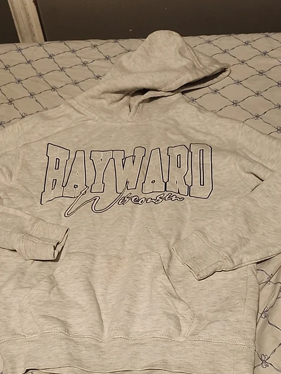 Light Gray Kids Crewneck Hoodie