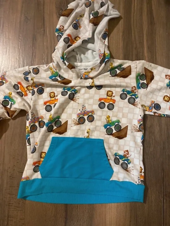 Bamboo French terry hoodie 5/6 EUC