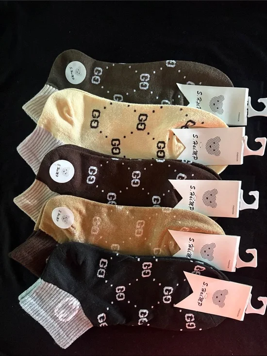 Fashion Ankle Socks - Mixed Colors (5-Pack)