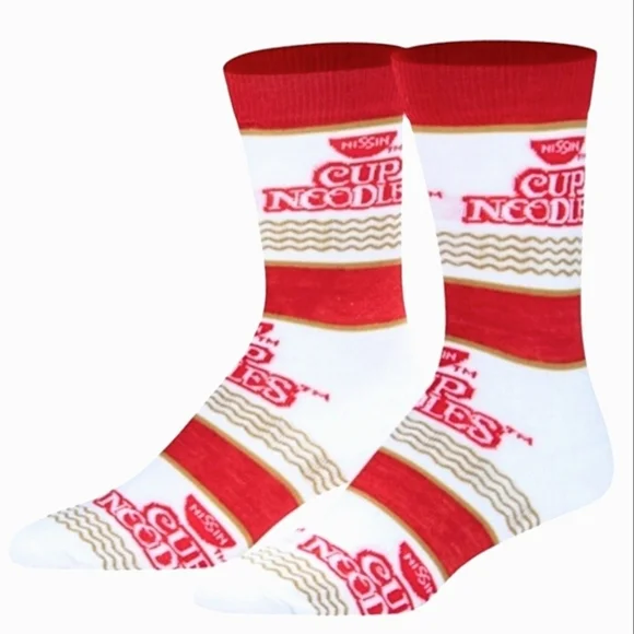 Cup Noodles Novelty Socks