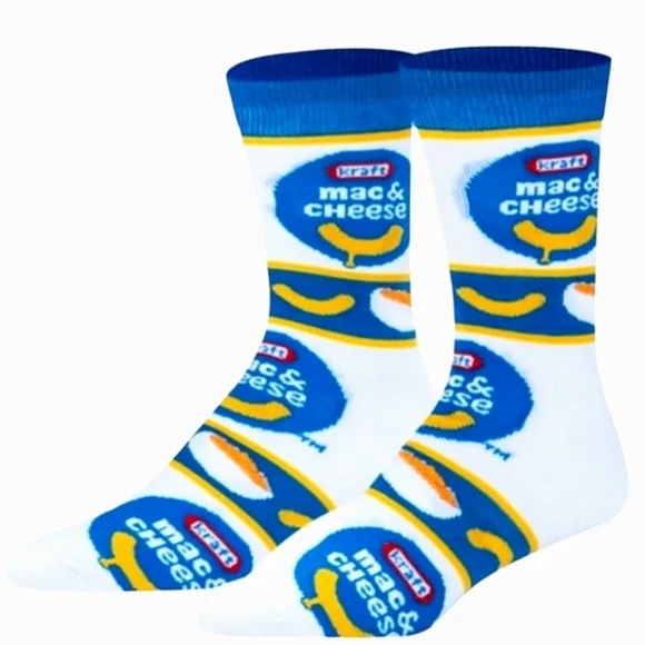 Kraft Mac & Cheese Novelty Socks