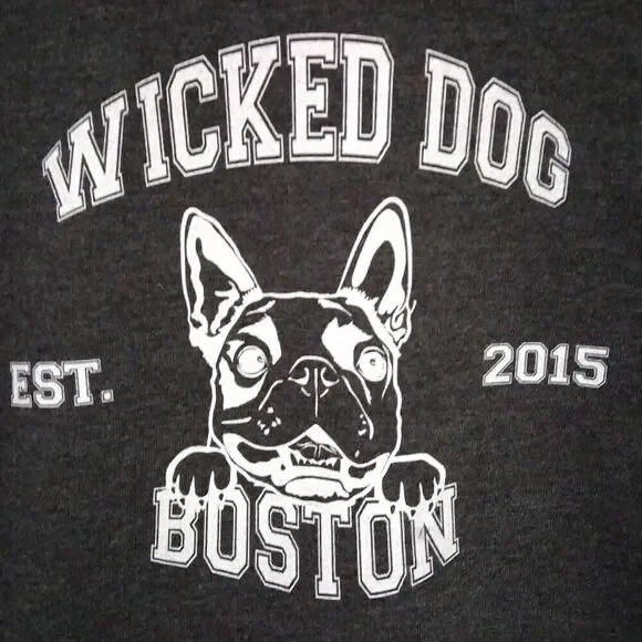 Wicked Dog Hoodie, Youth, Large, Grey, NWT