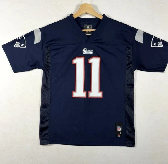 New England Patriots Julian Edelman Jersey Youth Large 14/16 NFL Team Apparel