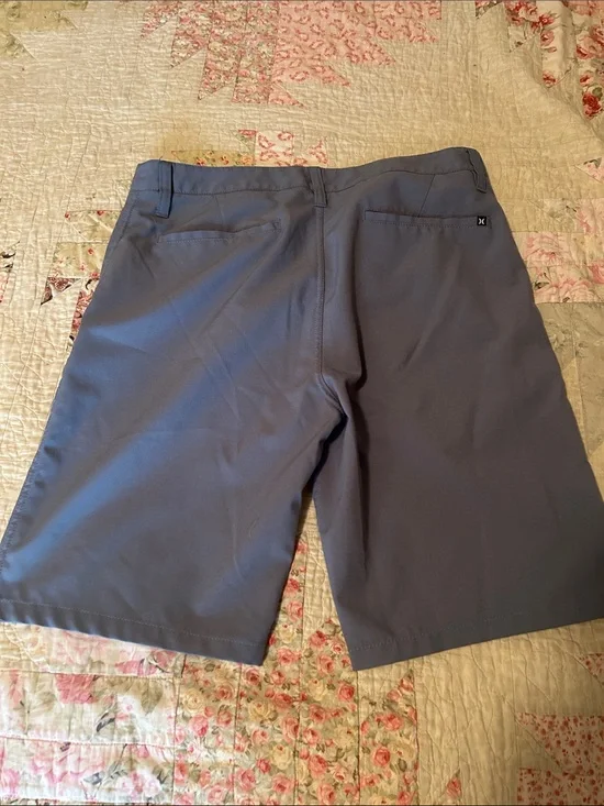 Hurley Men's Flat Front Shorts - Slate Gray