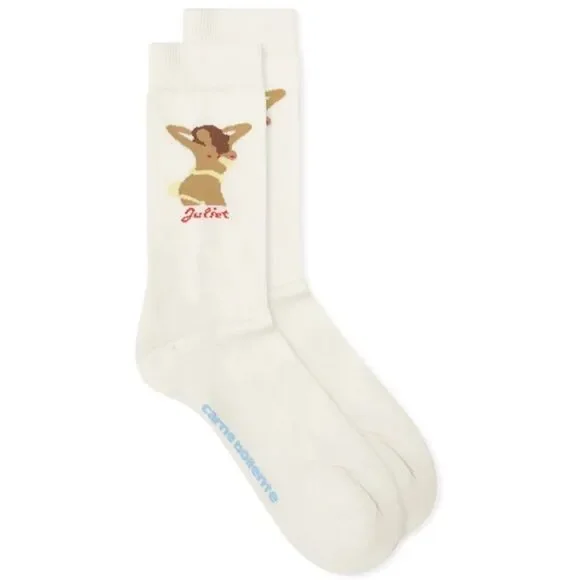 Carne Bollente NWT Carne Bollente Romeo Truly Felt Socks