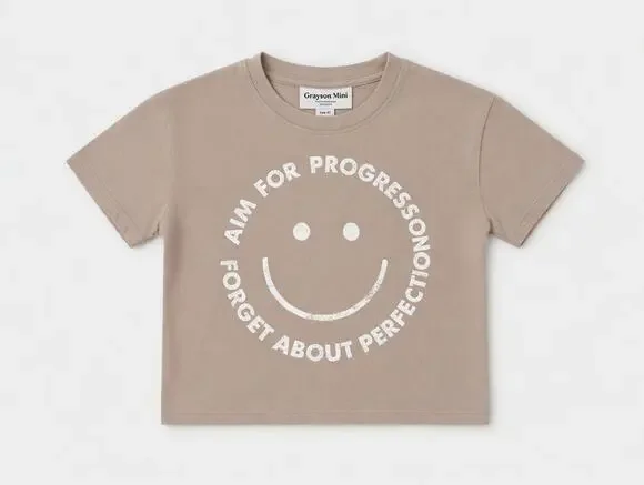 Grayson Mini Motivational Cropped Tee – Size 4T