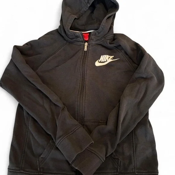 Nike youth‎ XL zip up hoodie 'with vinyl logo.- unisex