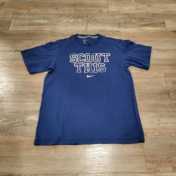 Nike Scout This Graphic Youth Boys Graphic Short Sleeve Tee Shirt Size Large