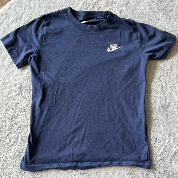 Nike Boys Navy Short Sleeve Tee