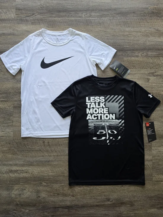 New Nike/UA Tees
