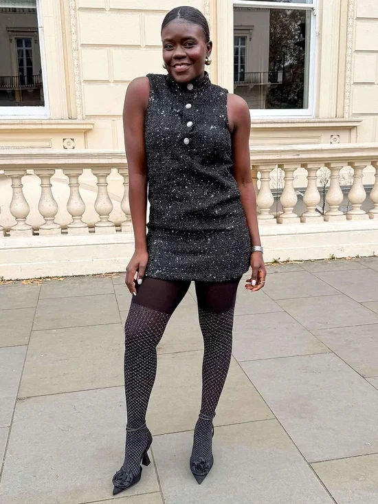 SNAG Bob-Black Sparkle Tights