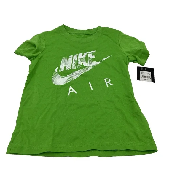 Nike Air Boys‎ Top T Shirt Size 5 Green Pulse