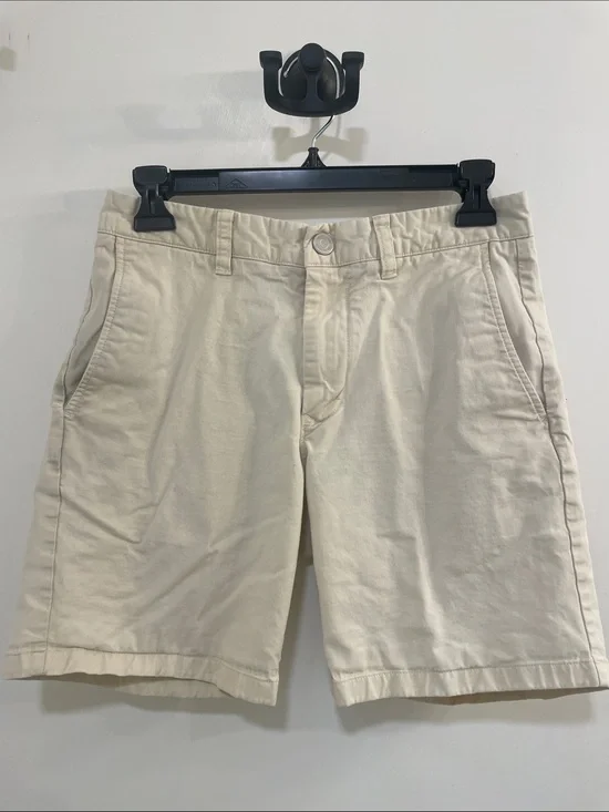 Bonobos Men's Flat-Front Shorts in Cream