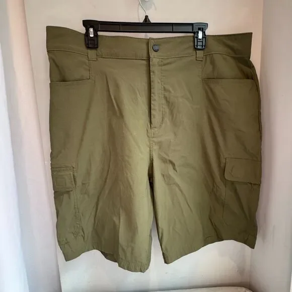 Orvis Shorts Men's 40 Green Khaki Cargo Fishing Outdoor Comfort Waist