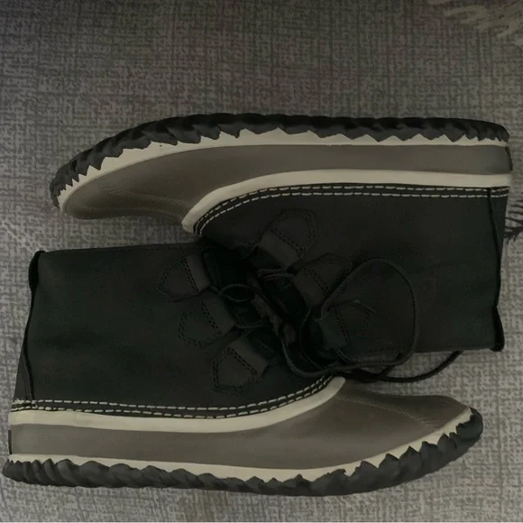 Sorel Out And About Black Duck Waterproof Ankle boots