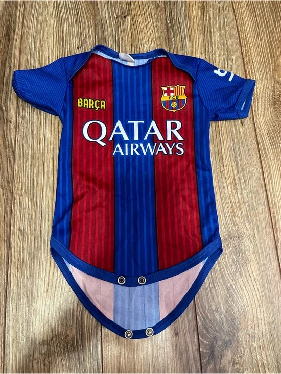 Baby FCB Messi onesie