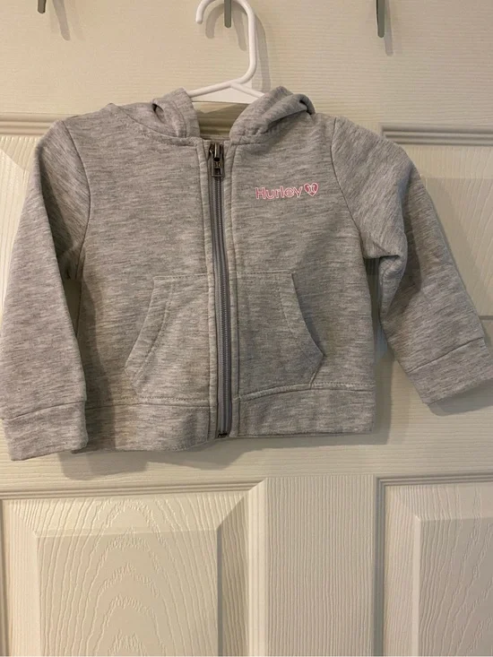 12 Month Hurley Zip Up Hoodie