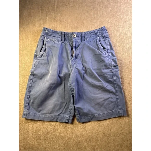 American Eagle Outfitters Longboard Shorts Mens Size 31 Flat Front Blue Y2K
