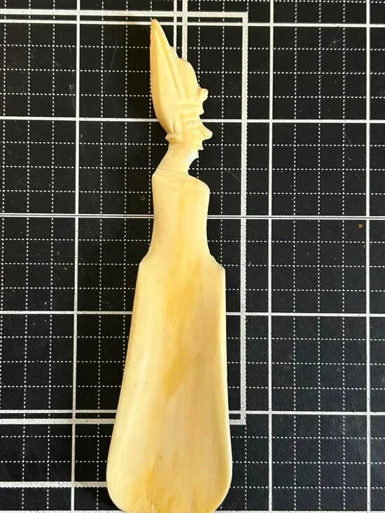 Vintage Bone Shoe Horn Letter Opener