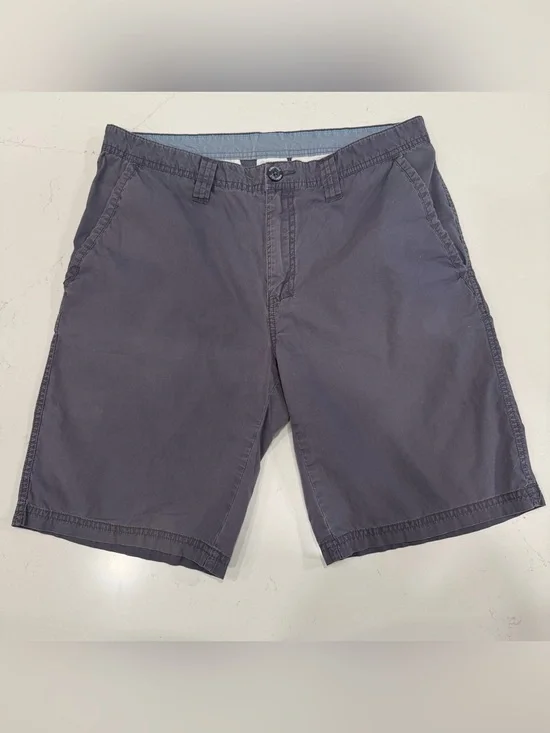 Columbia Men's Flat Front Shorts in Charcoal - 34