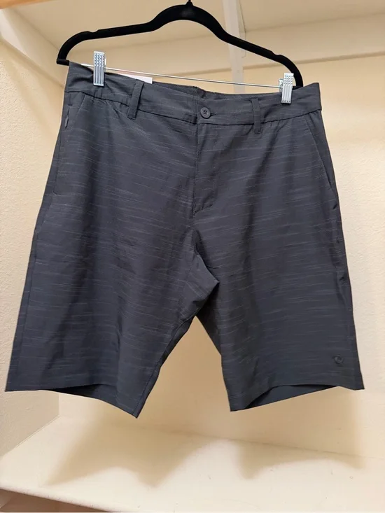 Hang Ten Black Men's Flat Front Shorts