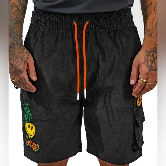 Juren colloroid shorts black sz various