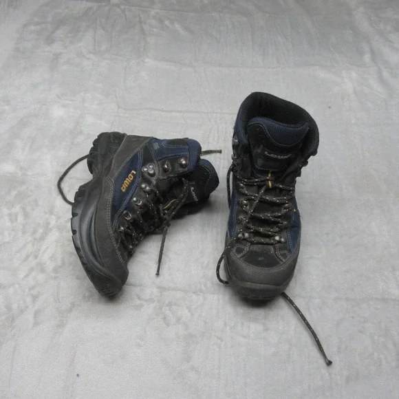 Lowa Hiking Boots Womens 5 Blue Gore-Tex‎ Waterproof Renegade GTX Mid Outdoor